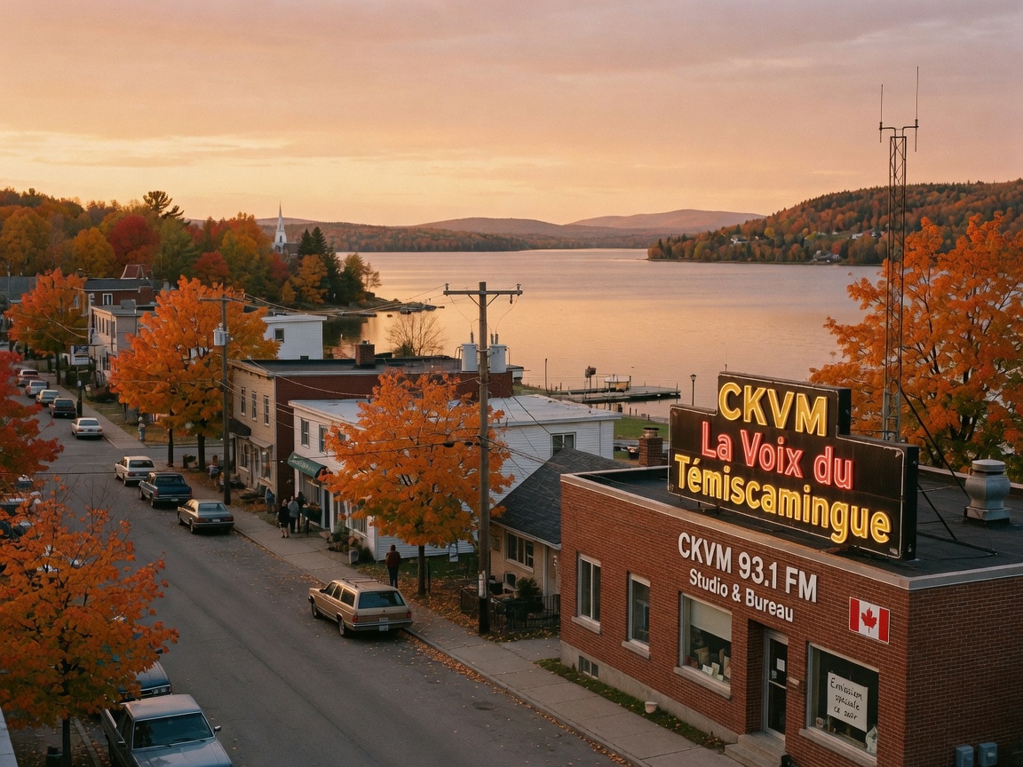 CKVM, the Ville-Marie, Quebec radio station serving the Témiscamingue region since 1950