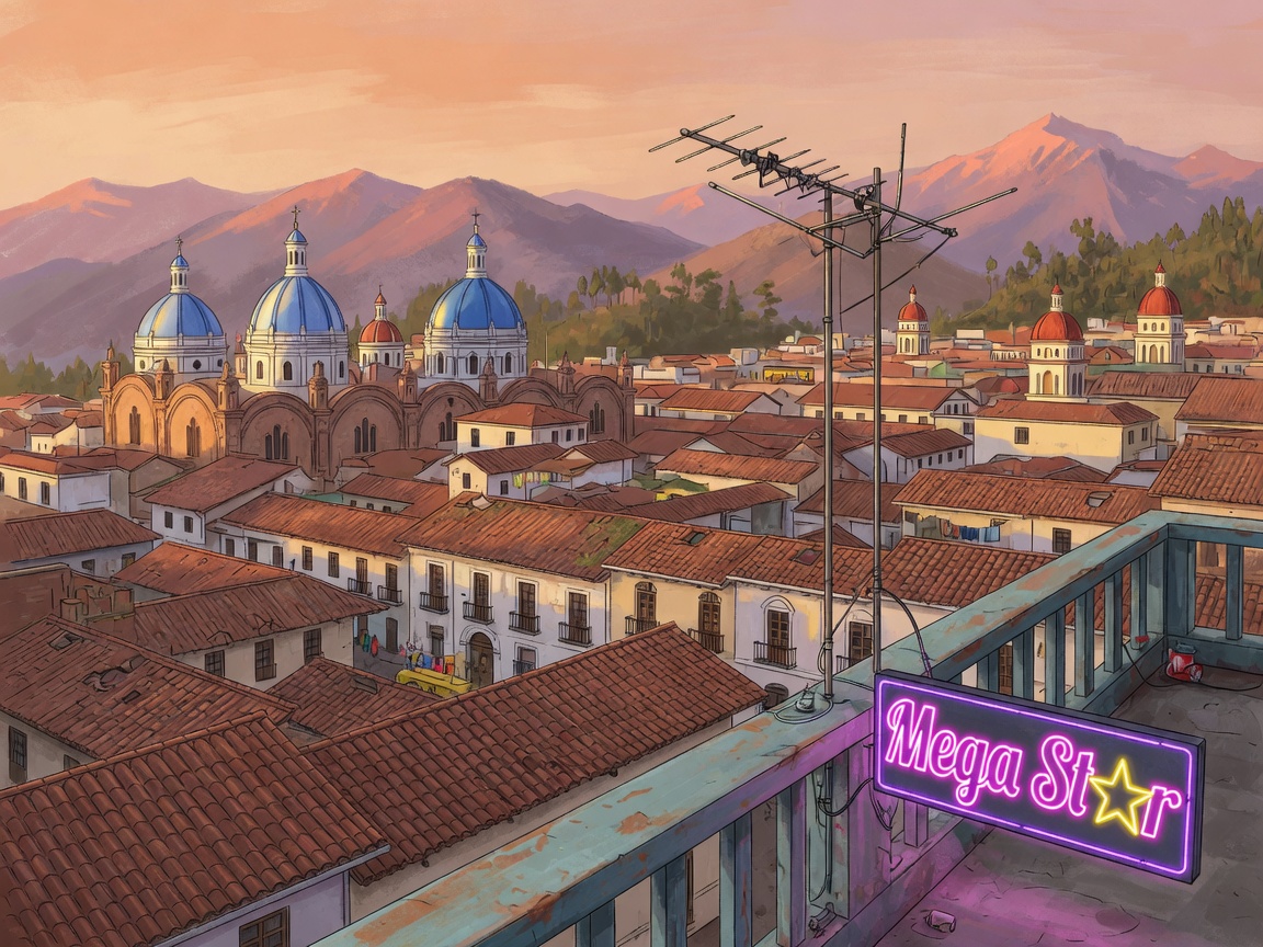 Mega St☆r, a ballads and alternative rock radio stream from Cuenca, Ecuador
