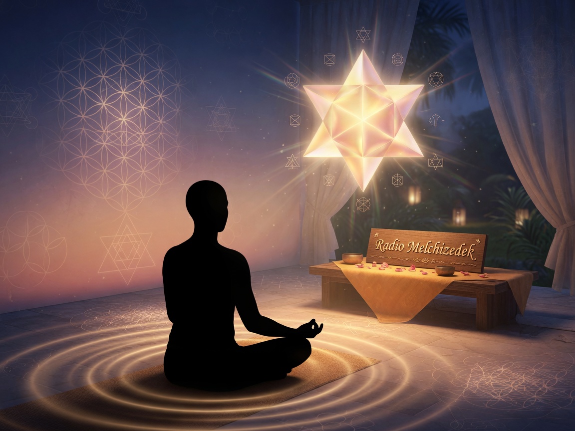 Sacred geometry and meditation imagery inspired by Radio Melchizedek
