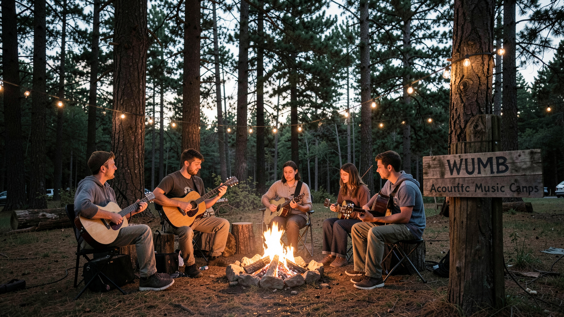 Listen to WUMB Acoustic Music Camps Online: Songs by the Campers Themselves