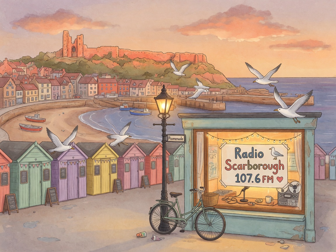 Radio Scarborough community radio station on the Yorkshire coast