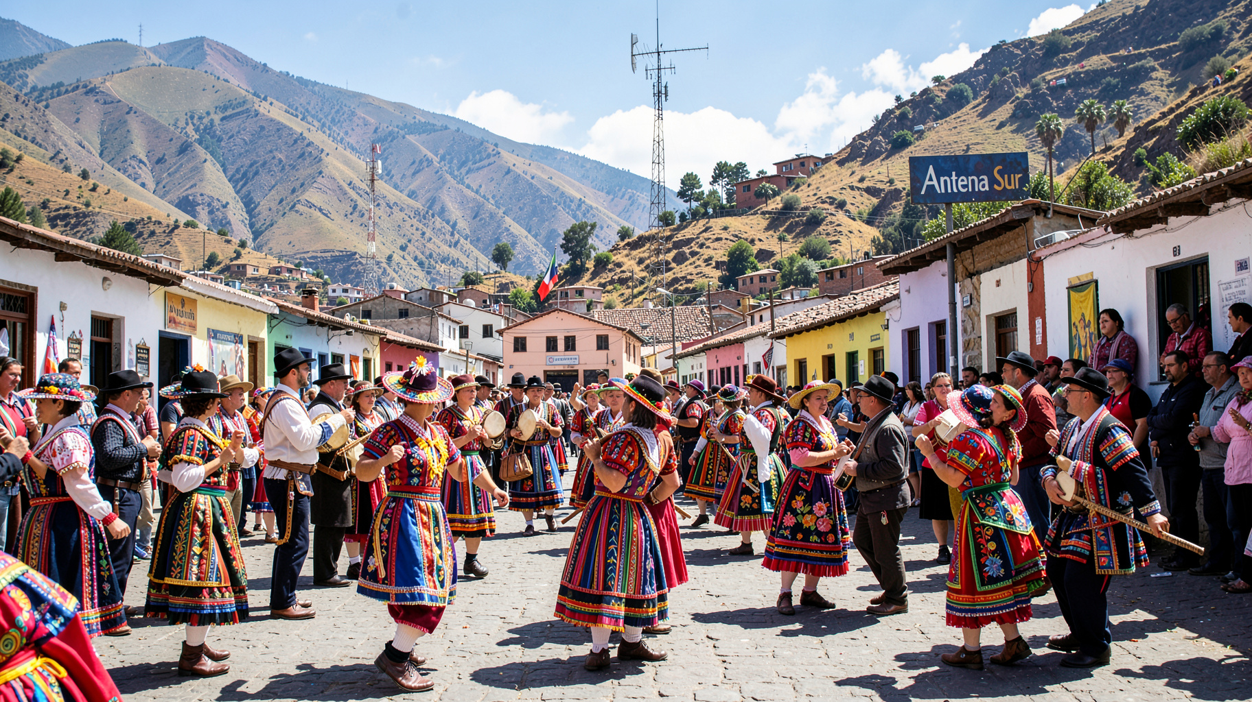 A lively Andean folk festival in Peru