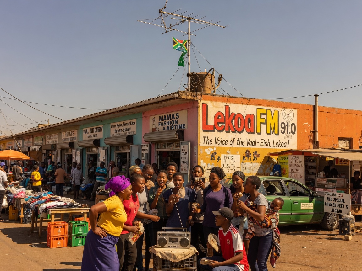 Lekoa FM community radio station serving the Vaal region of South Africa