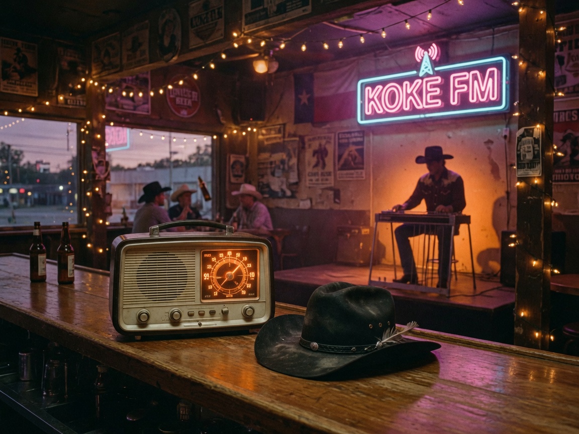 KOKE FM Austin outlaw country radio