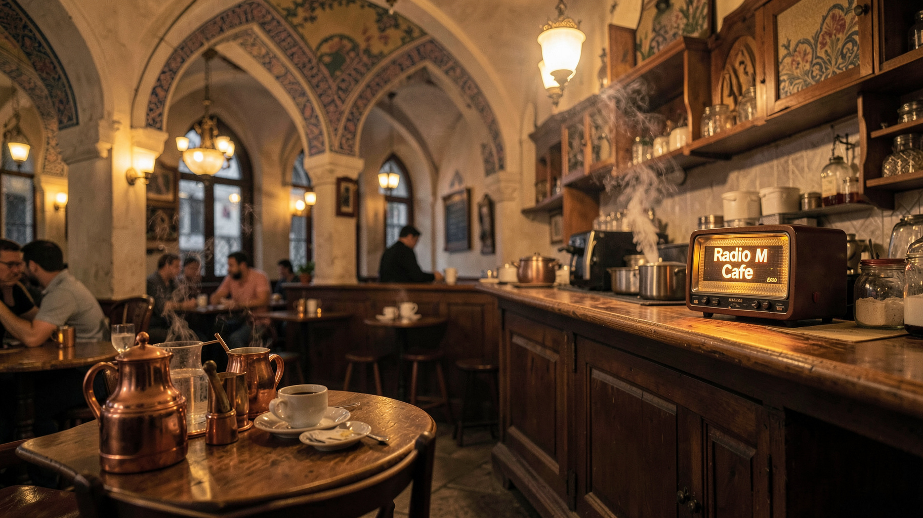 A cozy cafe in Sarajevo