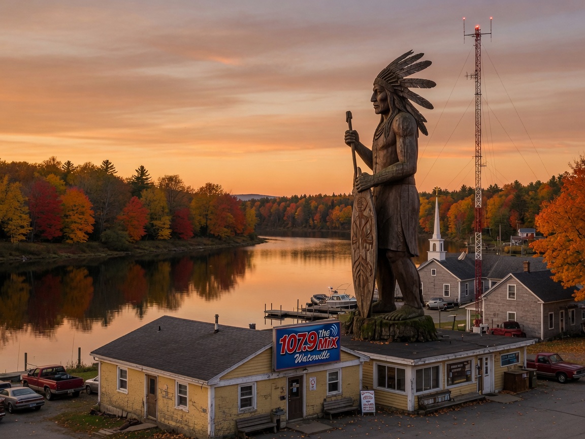 107.9 The Mix: The Maine Hits Station Broadcasting From the Town Selling a 62-Foot Statue for $1