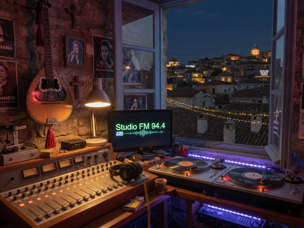 Studio FM 94.4: A "Folk" Station Streaming Deep House From the Birthplace of Greece's Blues